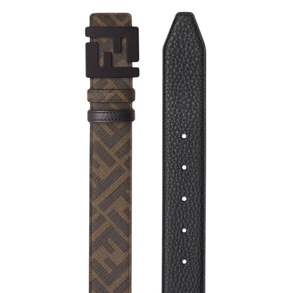 FENDI FF logo motif reversible belt size 90 - Picture 3 of 4